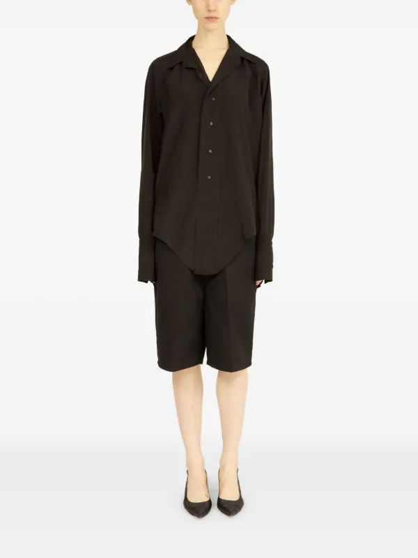 トップス maison margiela stitch collar long shirt maison margiela stitch collar long shirt