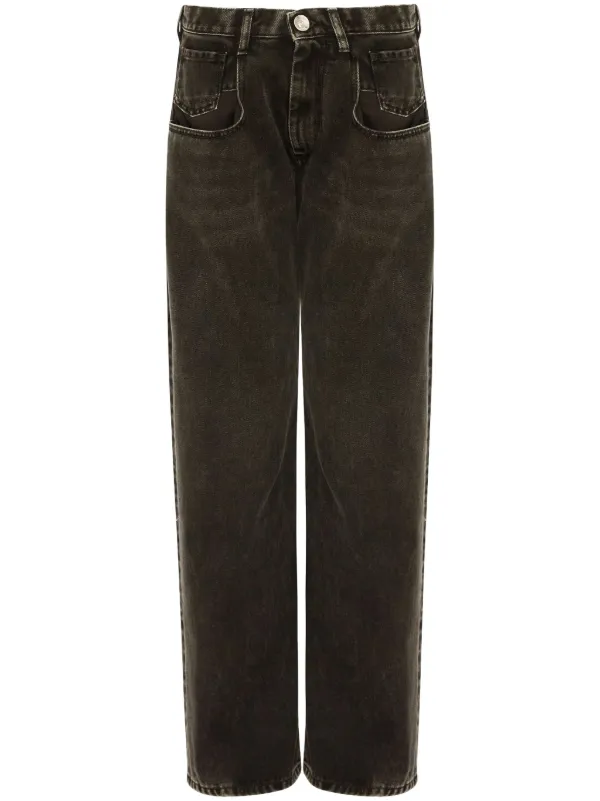 Maison Margiela ストレートジーンズ | ブラック | FARFETCH JP