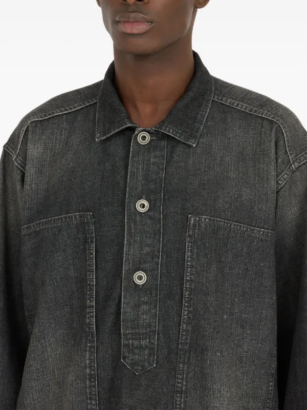 Maison Margiela デニムシャツ | ブラック | FARFETCH JP