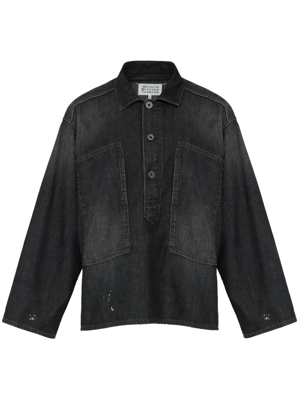 Maison Margiela Denim overhemd Zwart