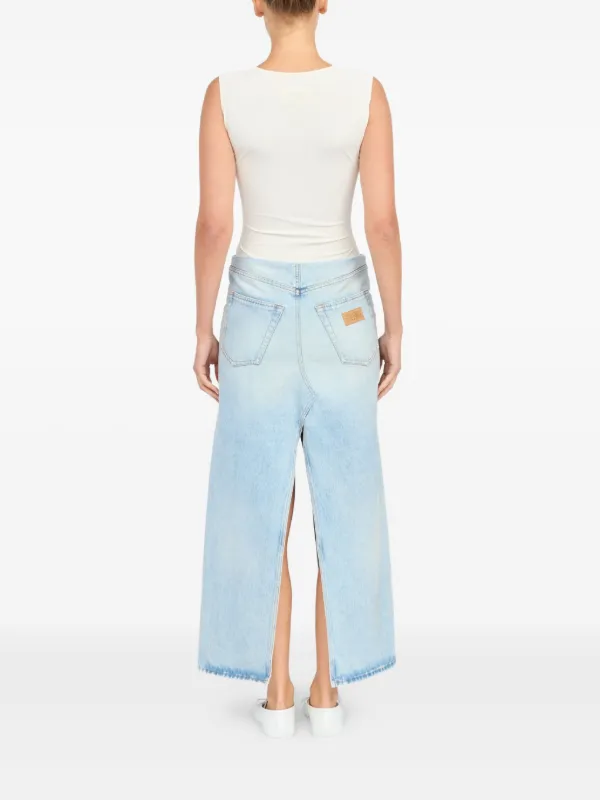 ♦MM6 Maison Margiela♦パッチワークデニムスカート MM6 Maison Margiela パッチワーク デニムスカート | ブルー