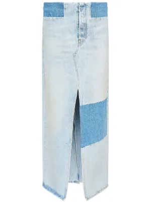 ♦MM6 Maison Margiela♦パッチワークデニムスカート ♢MM6 Maison Margiela♢パッチワークデニムスカート (MM6