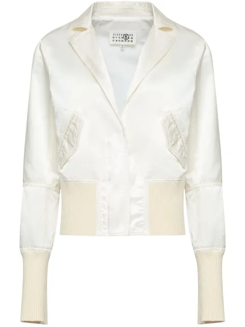MM6 Maison Margiela جاكيت بومبر بلمسة ساتان
