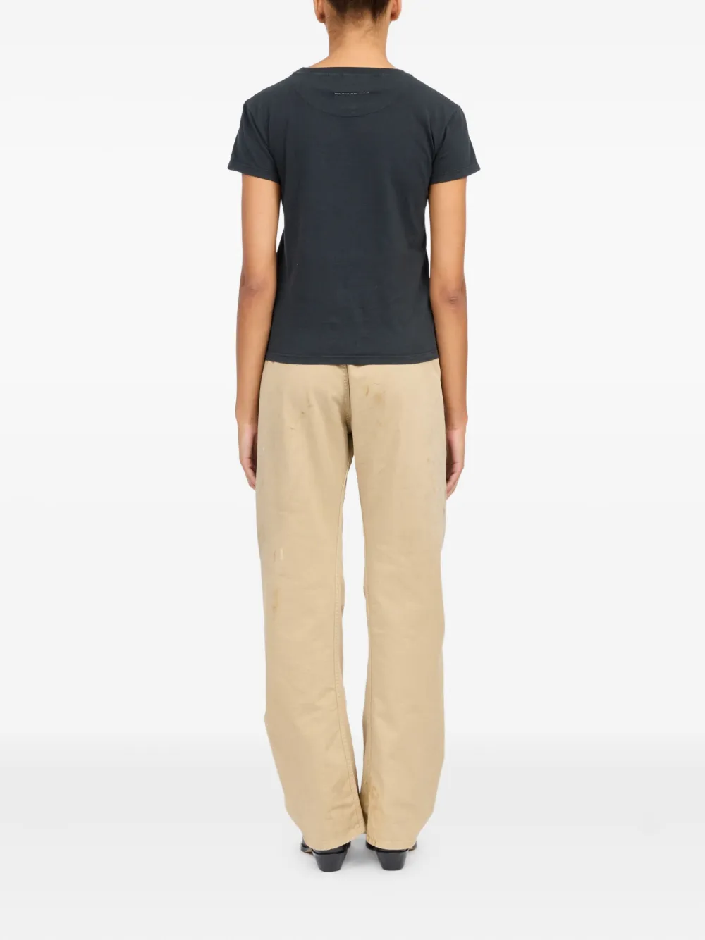 MM6 Maison Margiela Katoenen T-shirt Zwart
