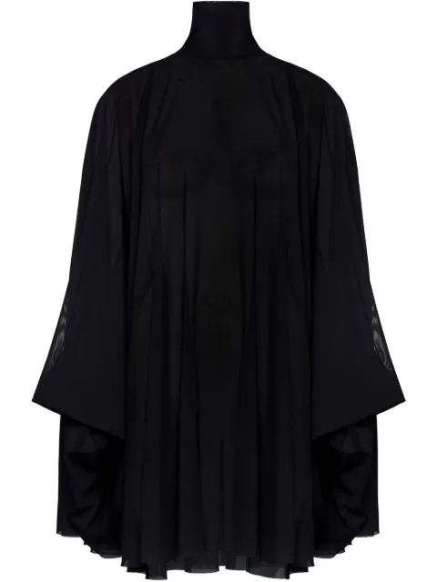 MM6 Maison Margiela فستان ميني شبه شفاف