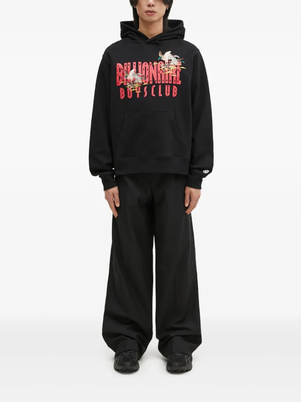 Billionaire Boys Club Hoodie met geborduurd logo Zwart