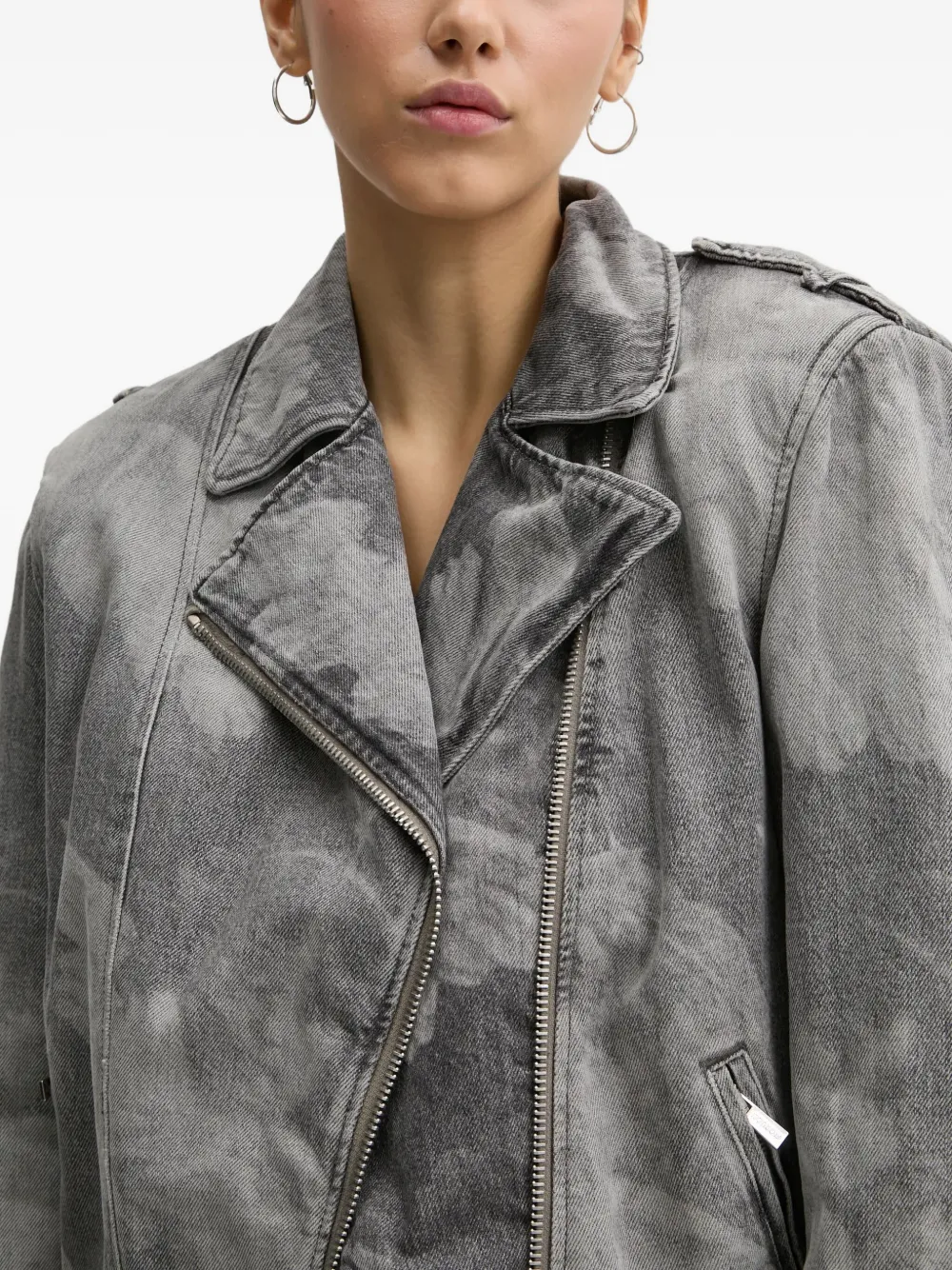Fiorucci Angels denim bikerjack Grijs