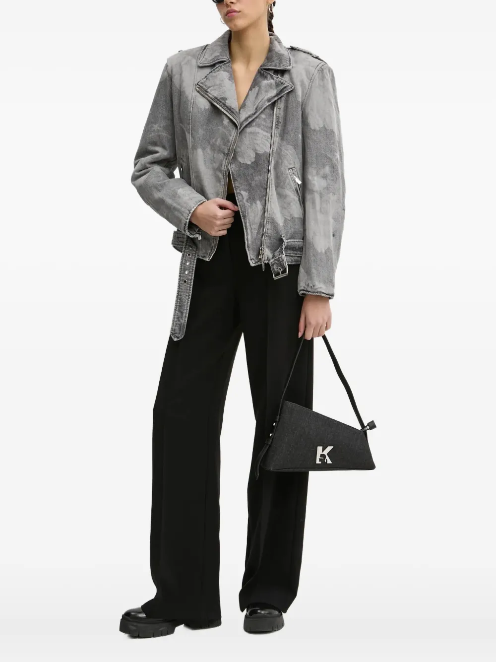 Fiorucci Angels denim biker jacket | Biker Jackets | Image 2