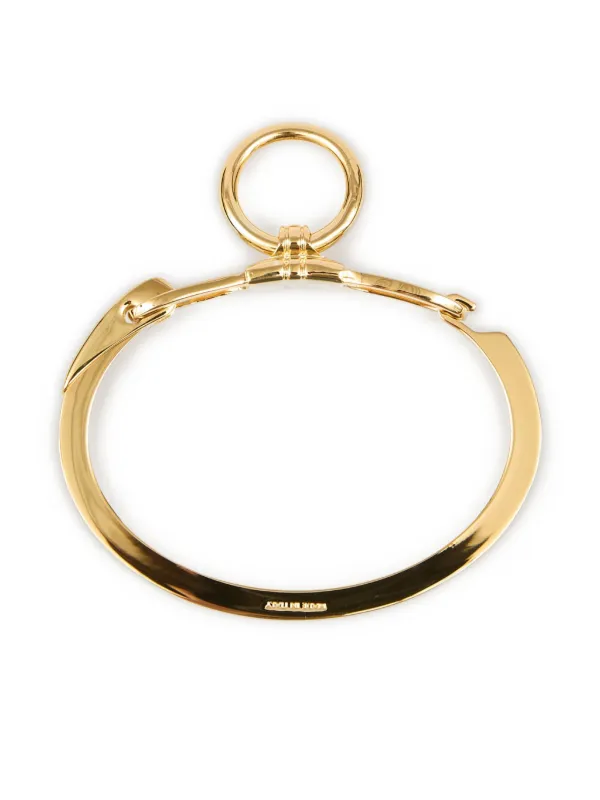 MM6 Maison Margiela ring-hardware Bracelet | Gold | FARFETCH