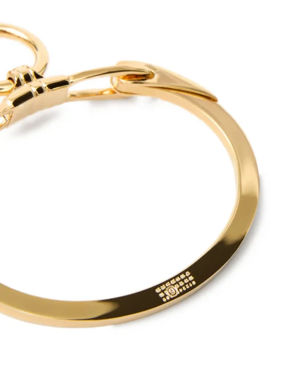 MM6 Maison Margiela ring-hardware Bracelet | Gold | FARFETCH