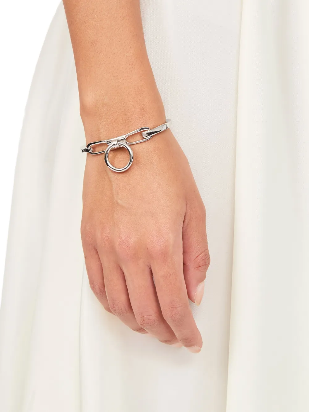 MM6 Maison Margiela Armband met ringdetail - Zilver