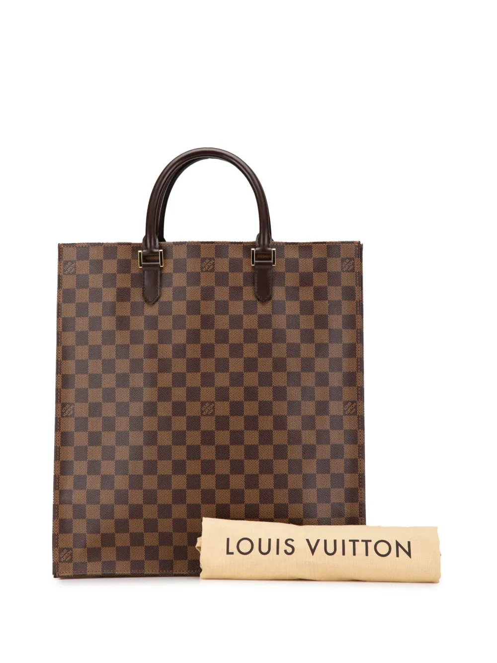 Louis Vuitton Pre-Owned 2005 Damier Ebene Sac Plat shopper - Bruin