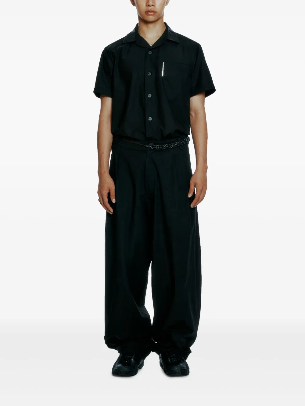 Hyein Seo cotton trousers - Zwart