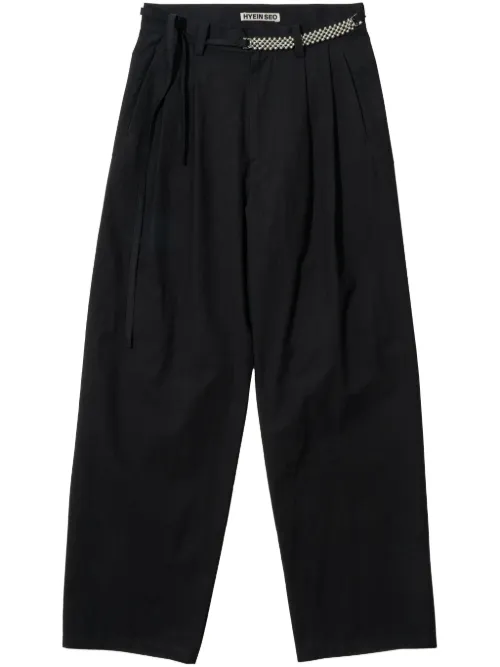Hyein Seo pantalon en coton - Noir - Hyein Seo - Modalova
