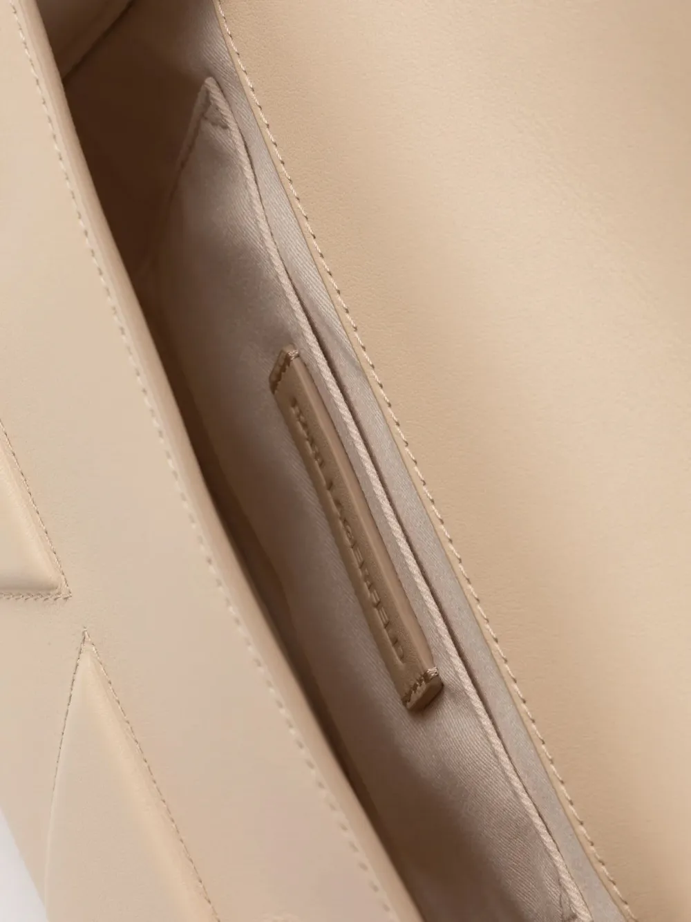 Karl Lagerfeld Ikonik K schoudertas Beige