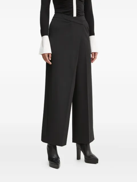 Karl Lagerfeld wrap-front pants