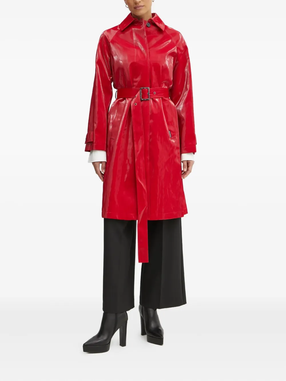 Karl Lagerfeld wrap-front pants | Wide-Leg Pants | Image 2