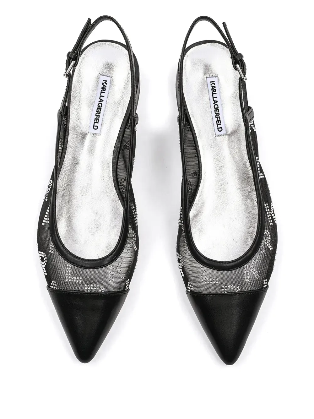 Karl Lagerfeld Kerrie Ballet Flats In Black
