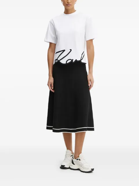 Karl Lagerfeld A-line skirt
