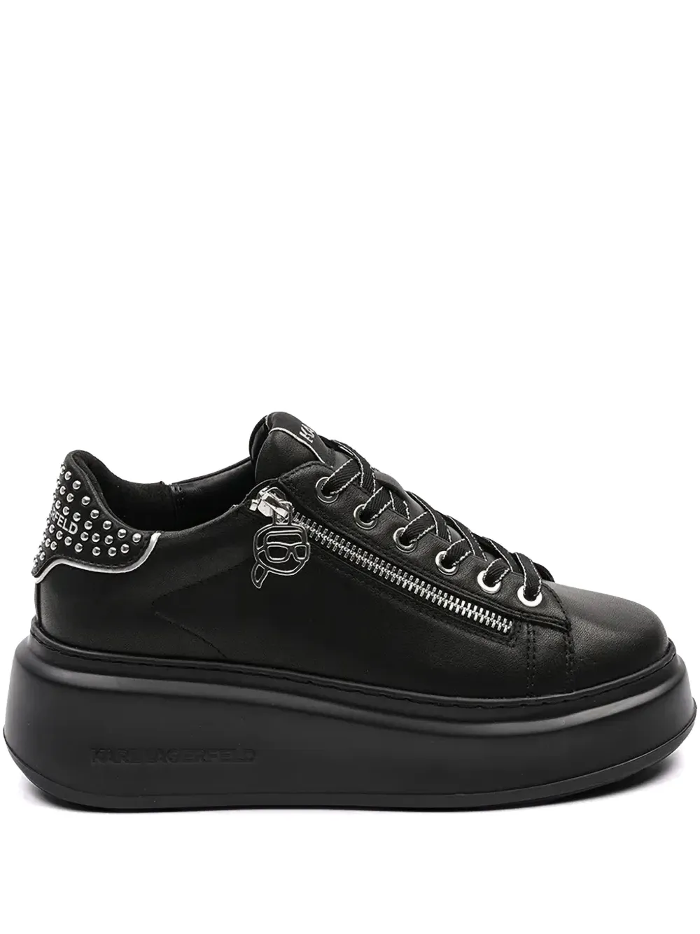 Karl Lagerfeld Zip Kapri sneakers | Black | Image 1