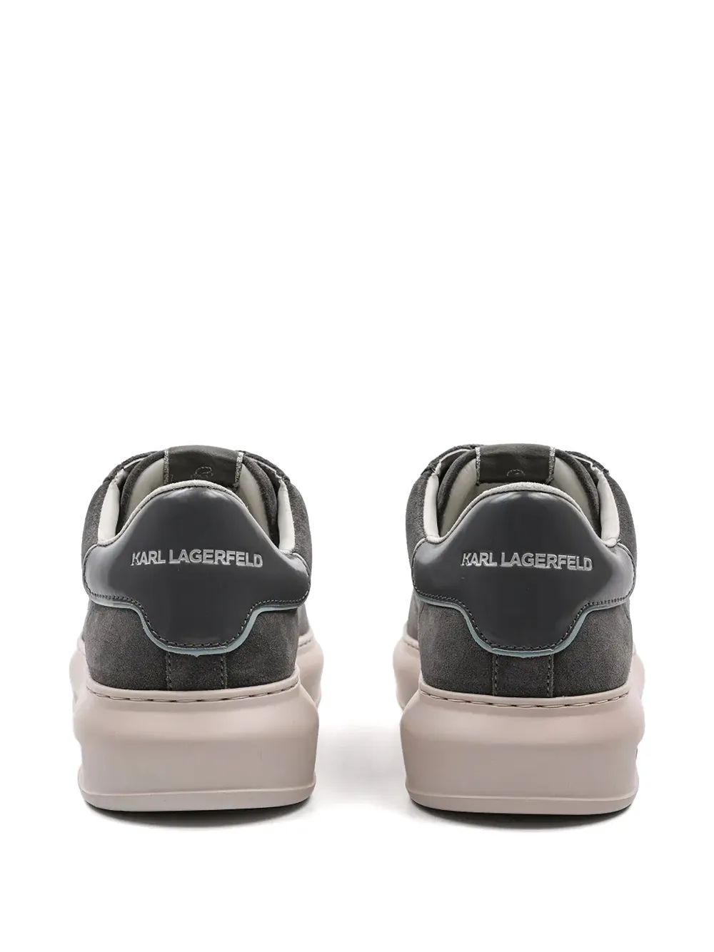 Karl Lagerfeld Suède sneakers Grijs