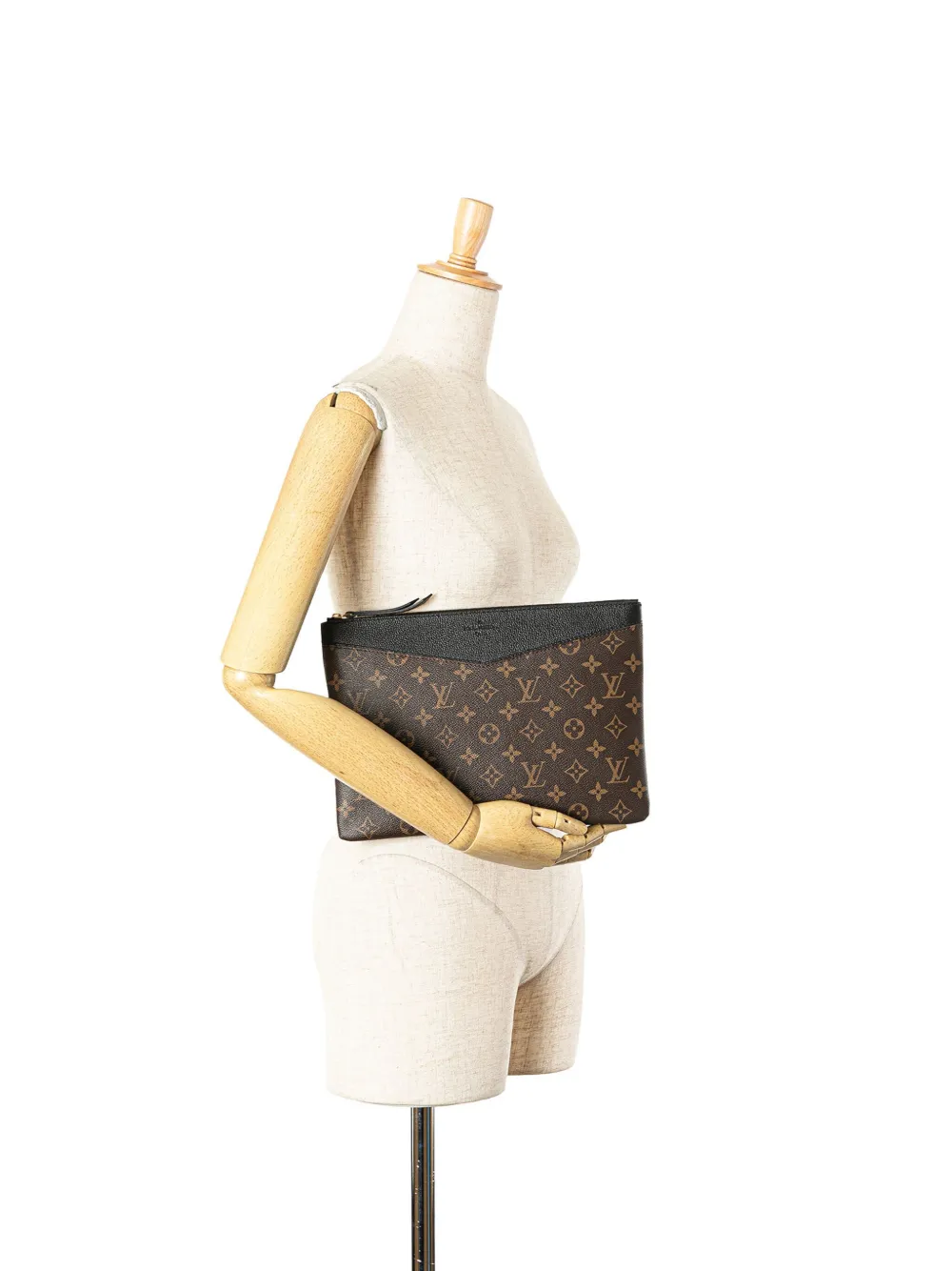 Louis Vuitton Pre-Owned 2018 Daily Pouch clutch met monogram - Bruin