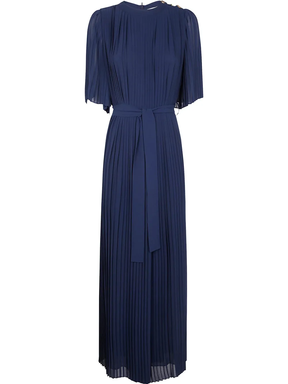 TWINSET Vestido midi com pregas | Azul | Image 1