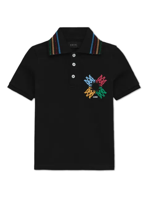 AMIRI KIDS Camisa polo Ma Quad Scribble