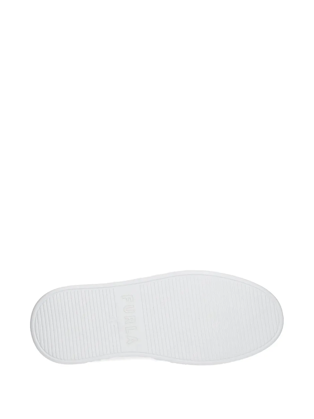 Furla Logo-appliqué Sneakers In White