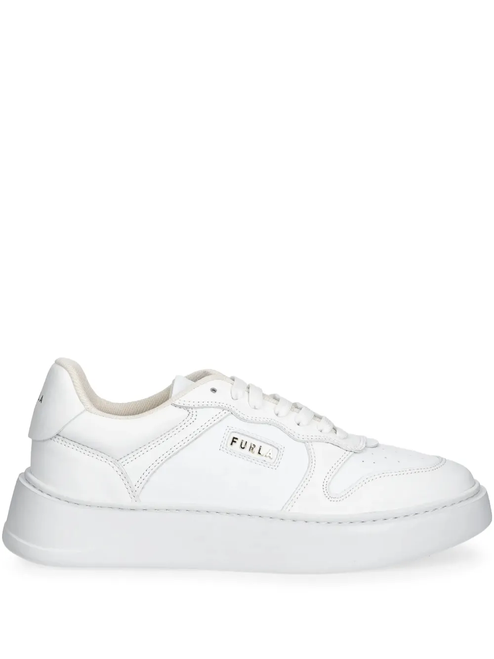 Furla logo-appliqué sneakers White