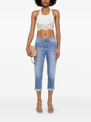 デニム・ジーパン DONDUP Women Denim Pants DP268B BS0030 PTD000 White Women's Jeans | Dondup