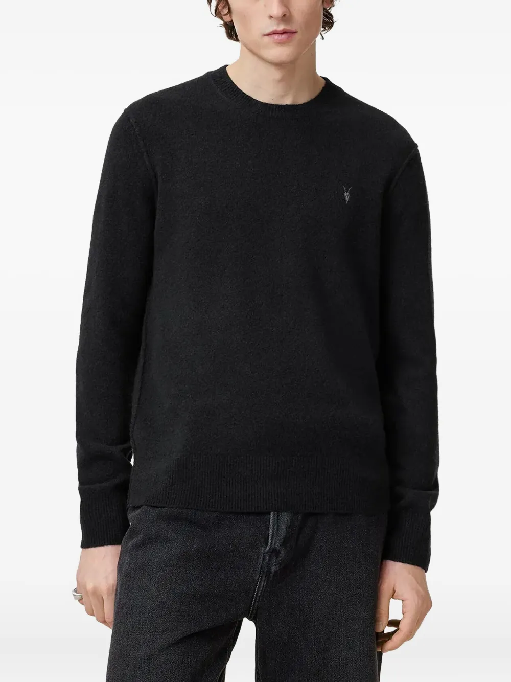 AllSaints ロゴ プルオーバー - ブラック AllSaints ロゴ プルオーバー - ブラック
