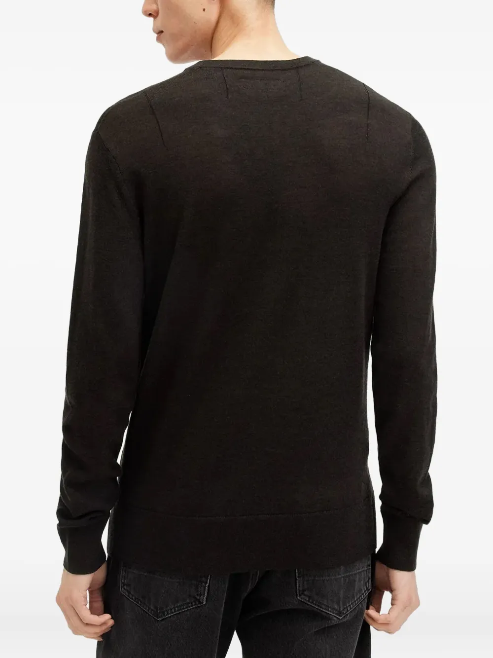 AllSaints Trui met geborduurd logo Bruin