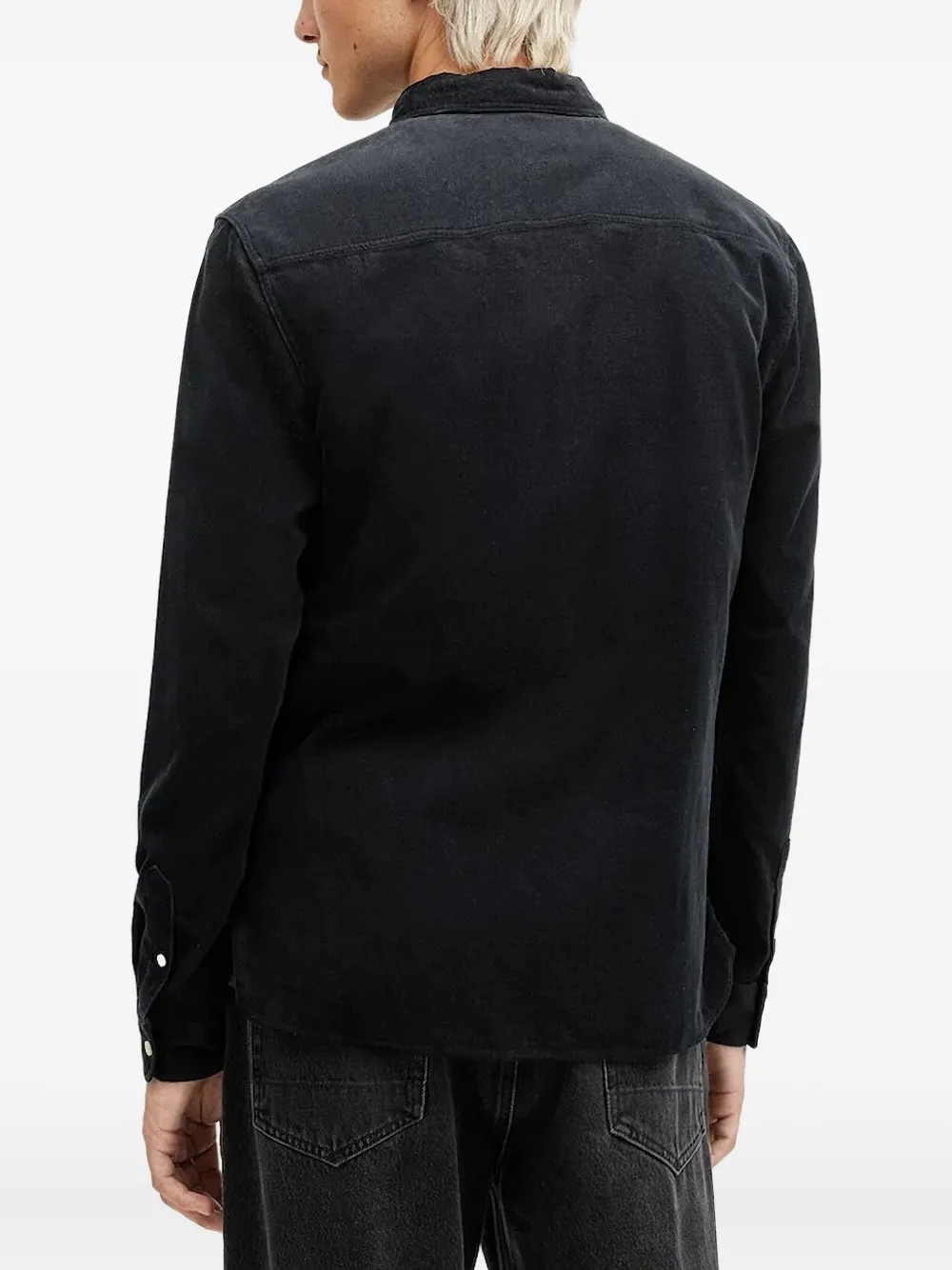 AllSaints Overhemd met lange mouwen Zwart