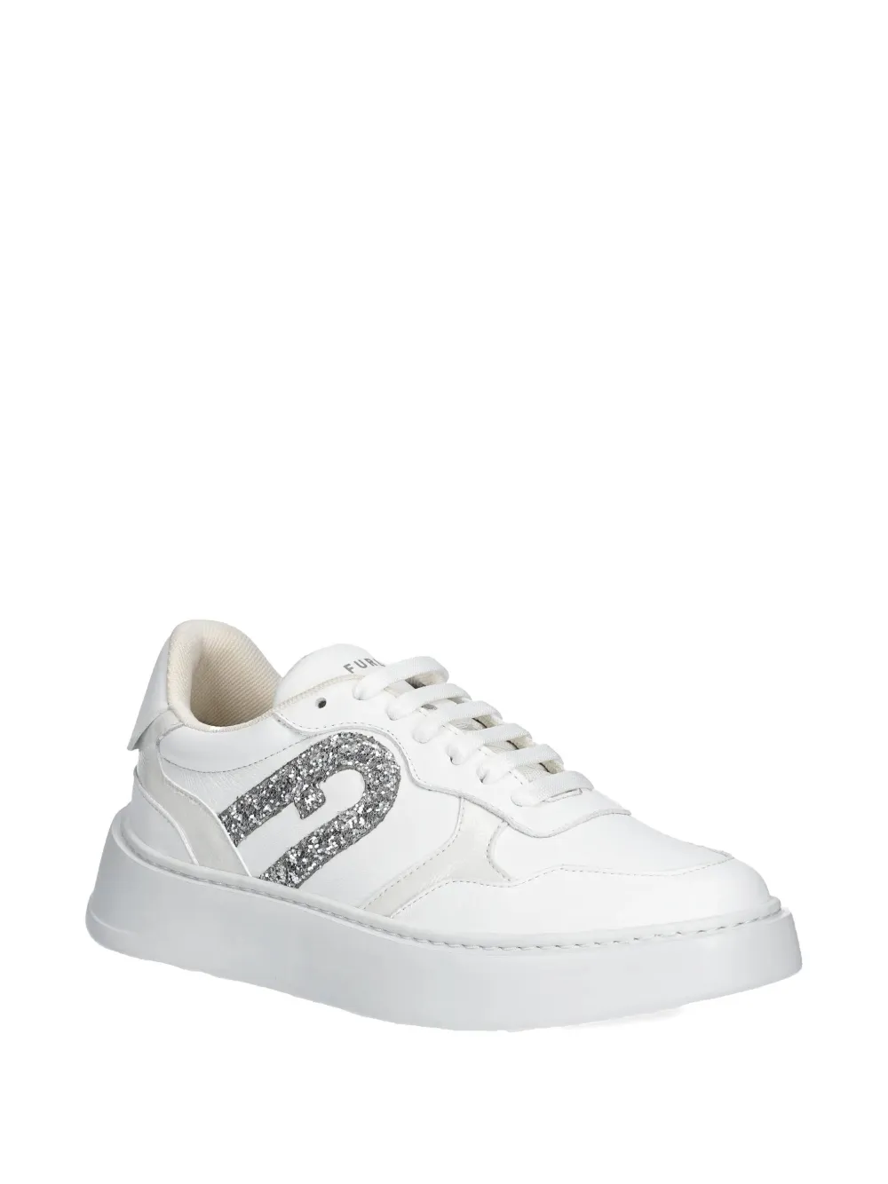 Furla glitter detailing trainers - Wit