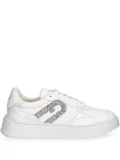 Furla glitter detailing trainers - White