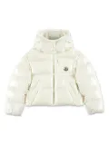 Moncler Enfant logo-patch padded jacket - White