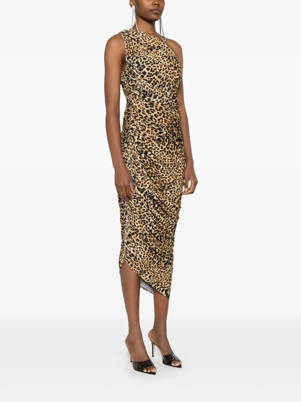 Shop Norma Kamali Diana Gown In Yellow