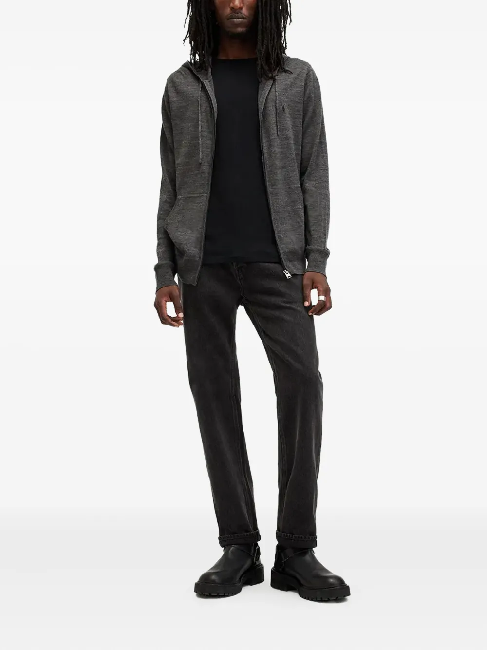 AllSaints hooded zip-up cardigan | Cardigans | Image 2