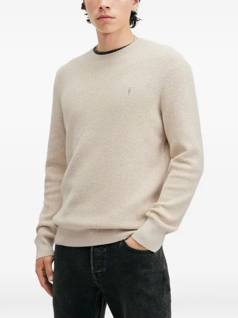 AllSaints suéter tejido waffle