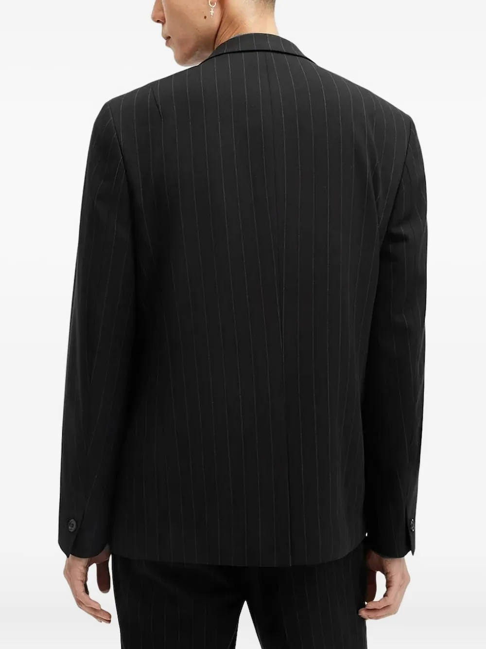 AllSaints Heddon pinstripe single-breasted blazer | Blazers | Image 2