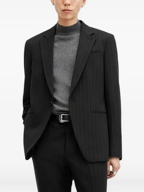 AllSaints Heddon pinstripe single-breasted blazer