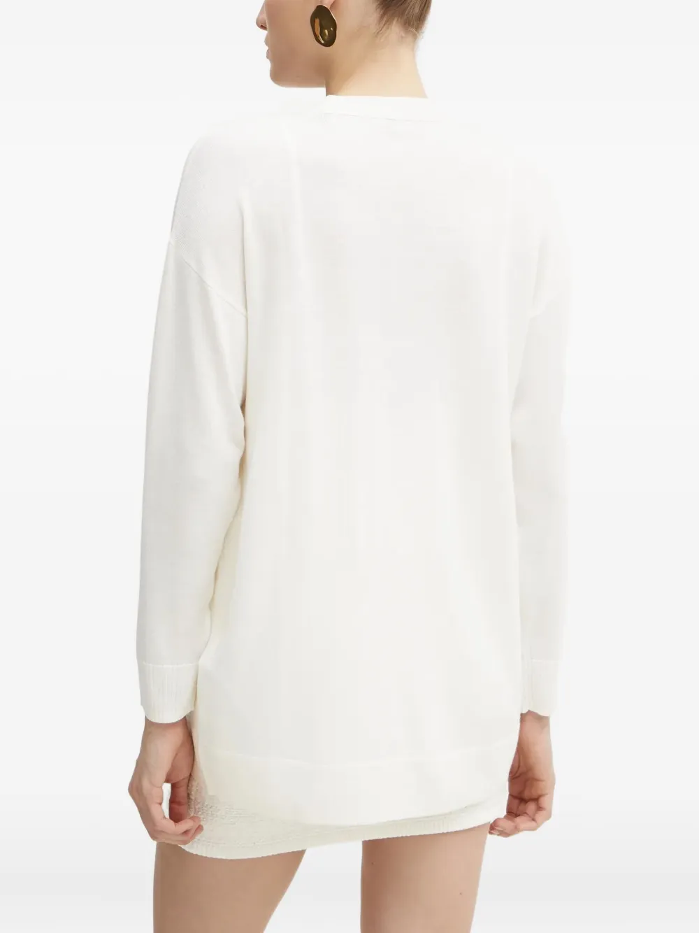 Armani Exchange Vest met enkele knoop Wit