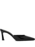 The Attico 75mm Juno mules - Black