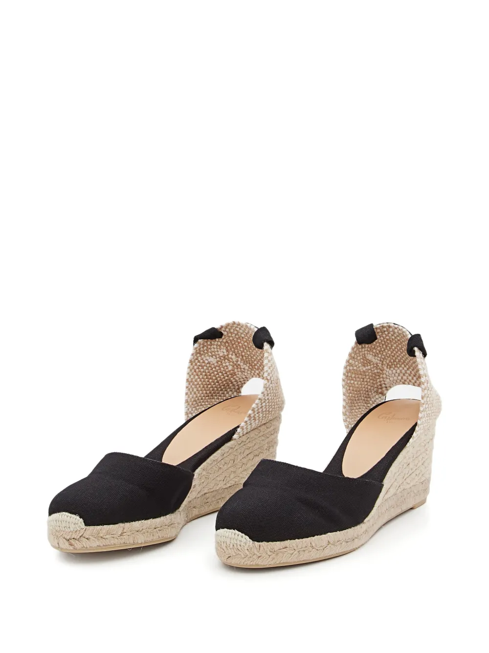 Castañer 70 mm Carina espadrilles - Zwart