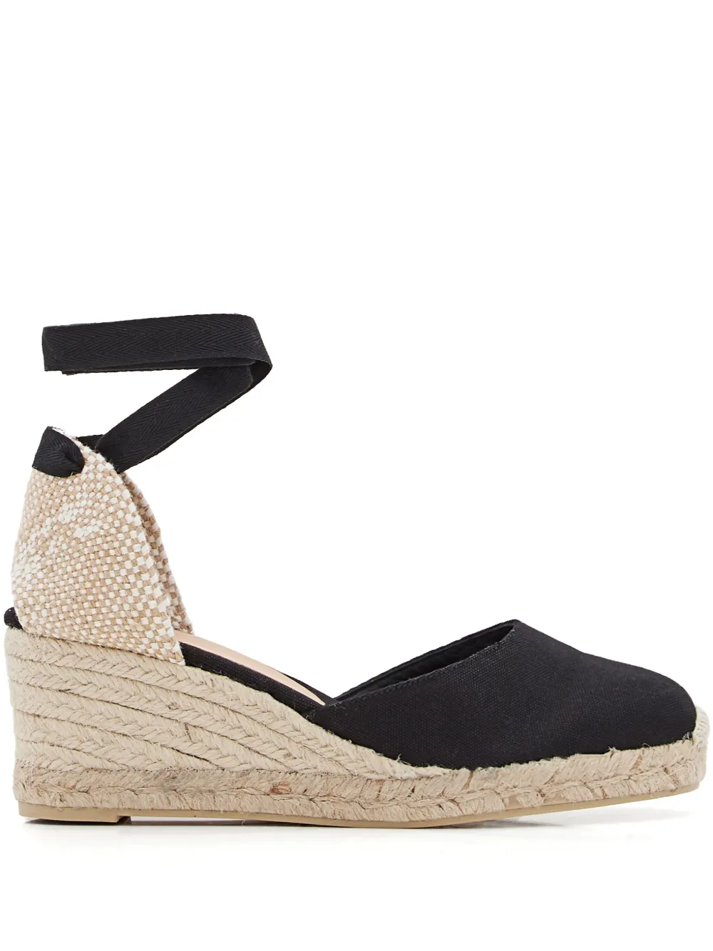 Castañer 70 mm Carina espadrilles Zwart