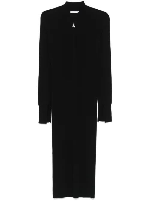 Robe nervurée à coupe mi-longue - Patrizia Pepe - Modalova