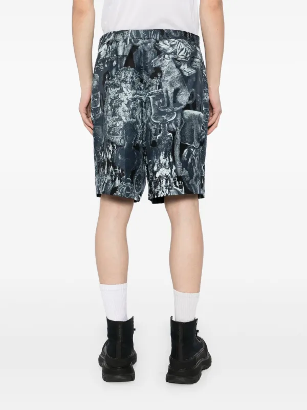 Givenchy Hubert-print Bermuda Shorts | Blue | FARFETCH CA