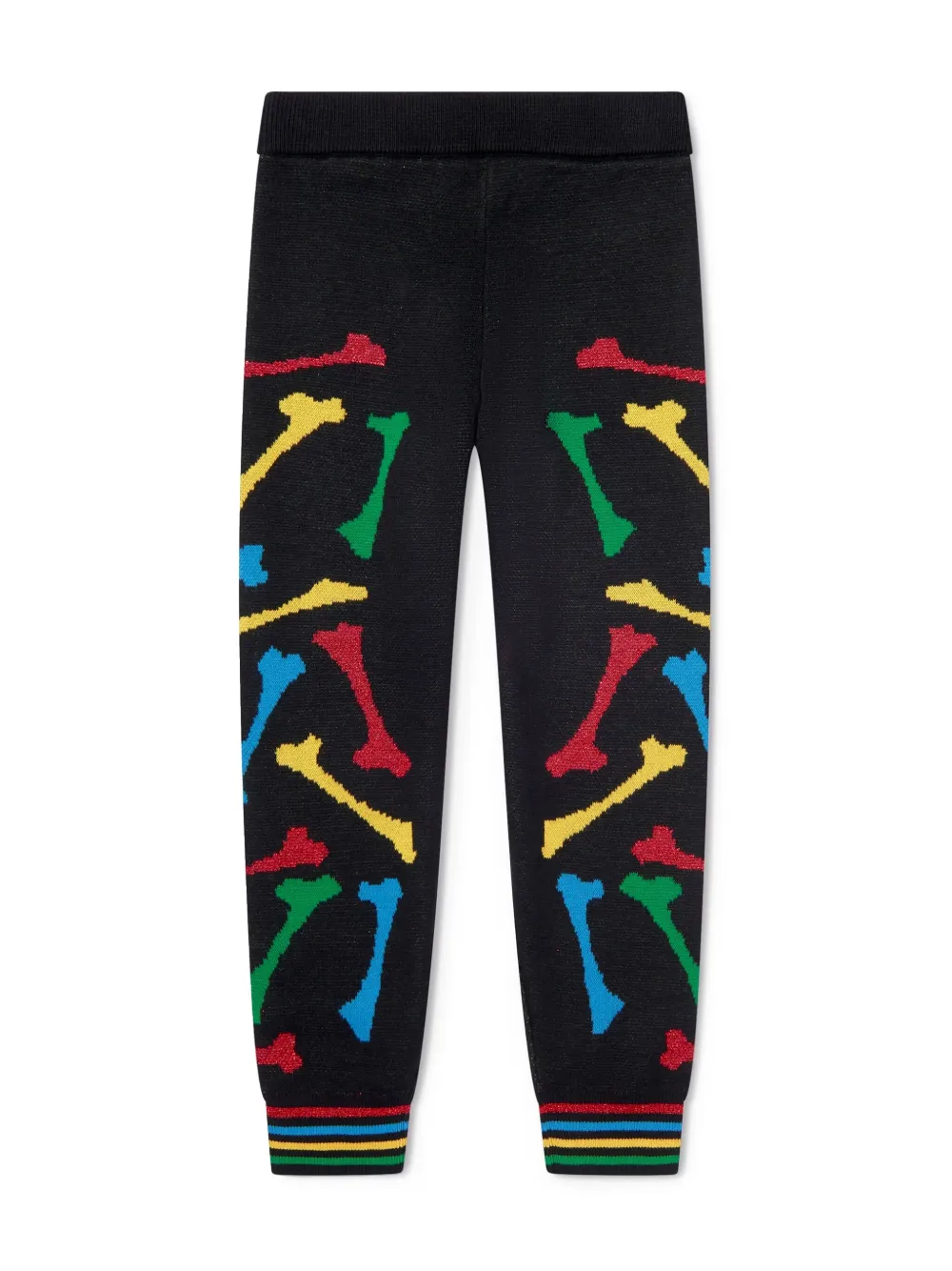 AMIRI KIDS intarsia-knit trousers - Zwart