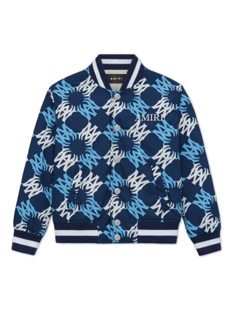 AMIRI KIDS Ma Quad-monogram bomber jacket